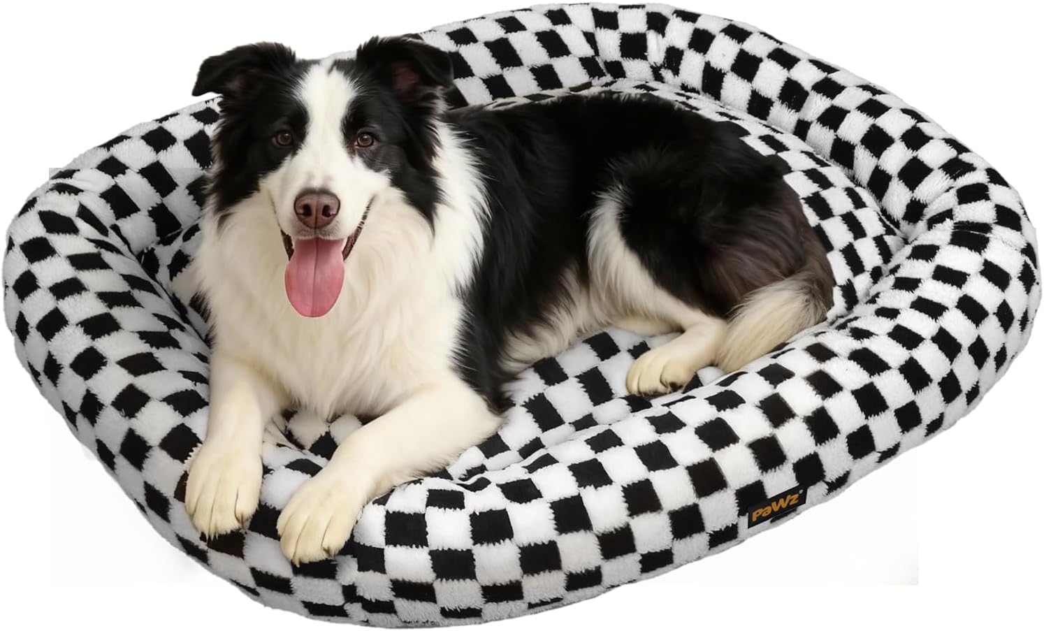 PaWz - Orthopedic Soft Calming Rectangle Pet Sofa Bed with Raised Edges at Pet Servo