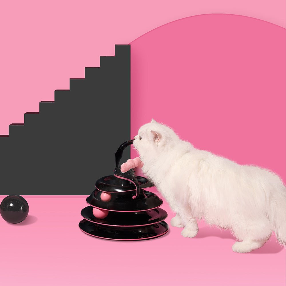 LUUKSUP GALAXY Spin Interactive Cat Toy at Pet Servo