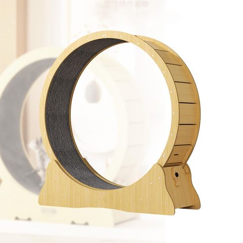 TOPET - Cat Exercise Wheel Toy Running Exerciser Treadmill Scratcher ...