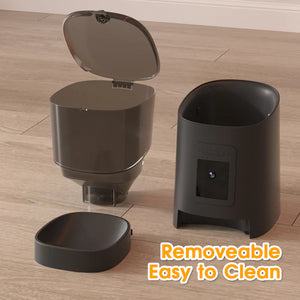 Advwin - 1080P HD WiFi 6L Automatic Pet Feeder - petservo
