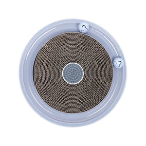 Round metallic filter with a white border on a white background at Petservo