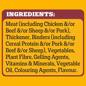 Pedigree - Adult Wet Dog Food with Beef, Vegies & Gravy Casserole 1.2kg Can, 12 Pack Pet Servo-2