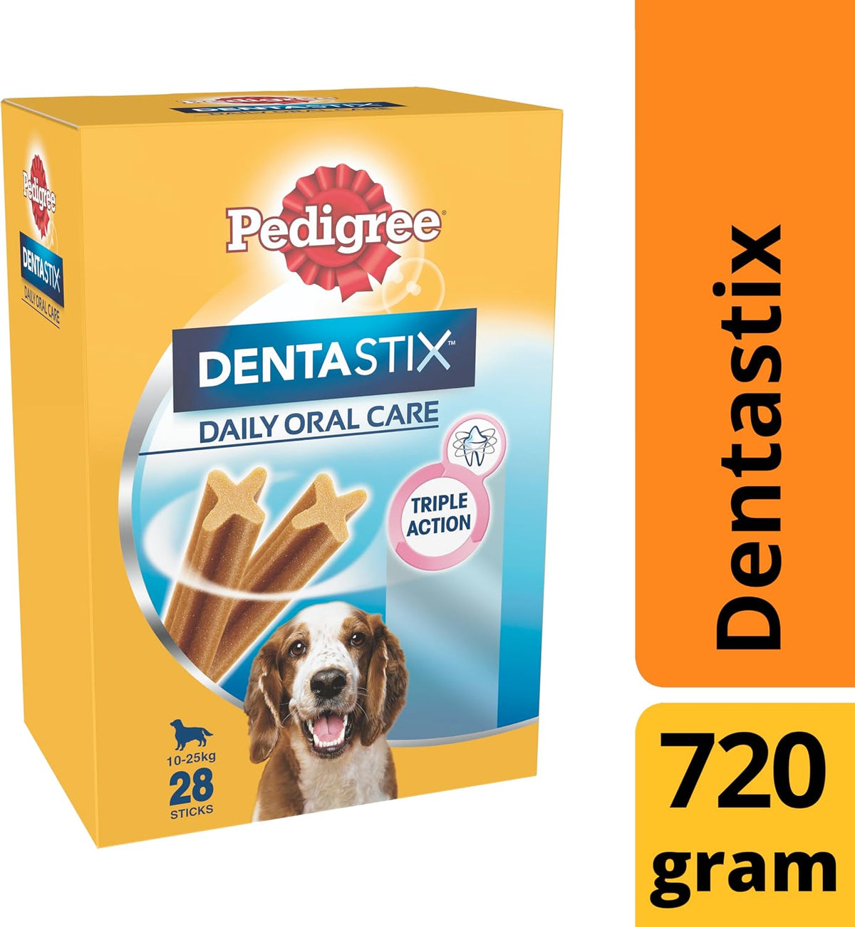 Pedigree - Dentastix Medium Dental Dog Treats Daily Oral Care Chews 28 Pack