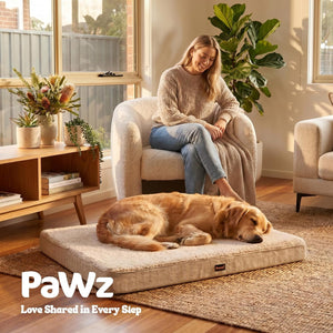 PaWz - Soft Dog Bed Mattress for Crate with Removable Cover, Waterproof Liner at Pet Servo