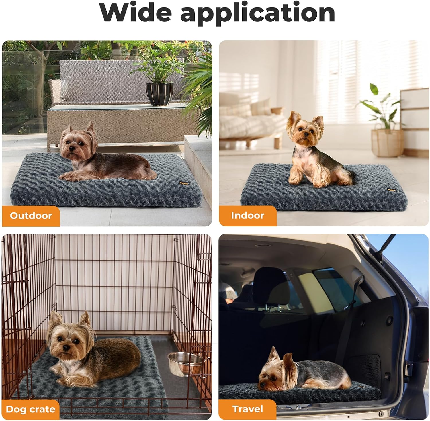 Pawz Soft Swirl Pattern Dog Bed Mat Plush Velvet with Machine Washable at Pet Servo