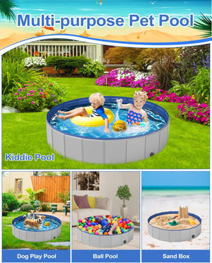 Multi-purpose pet pool used for children and pets in various settings at Pet Servo