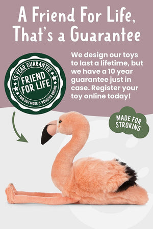 Living Nature - Flamingo Plush Soft Toy - Petservo