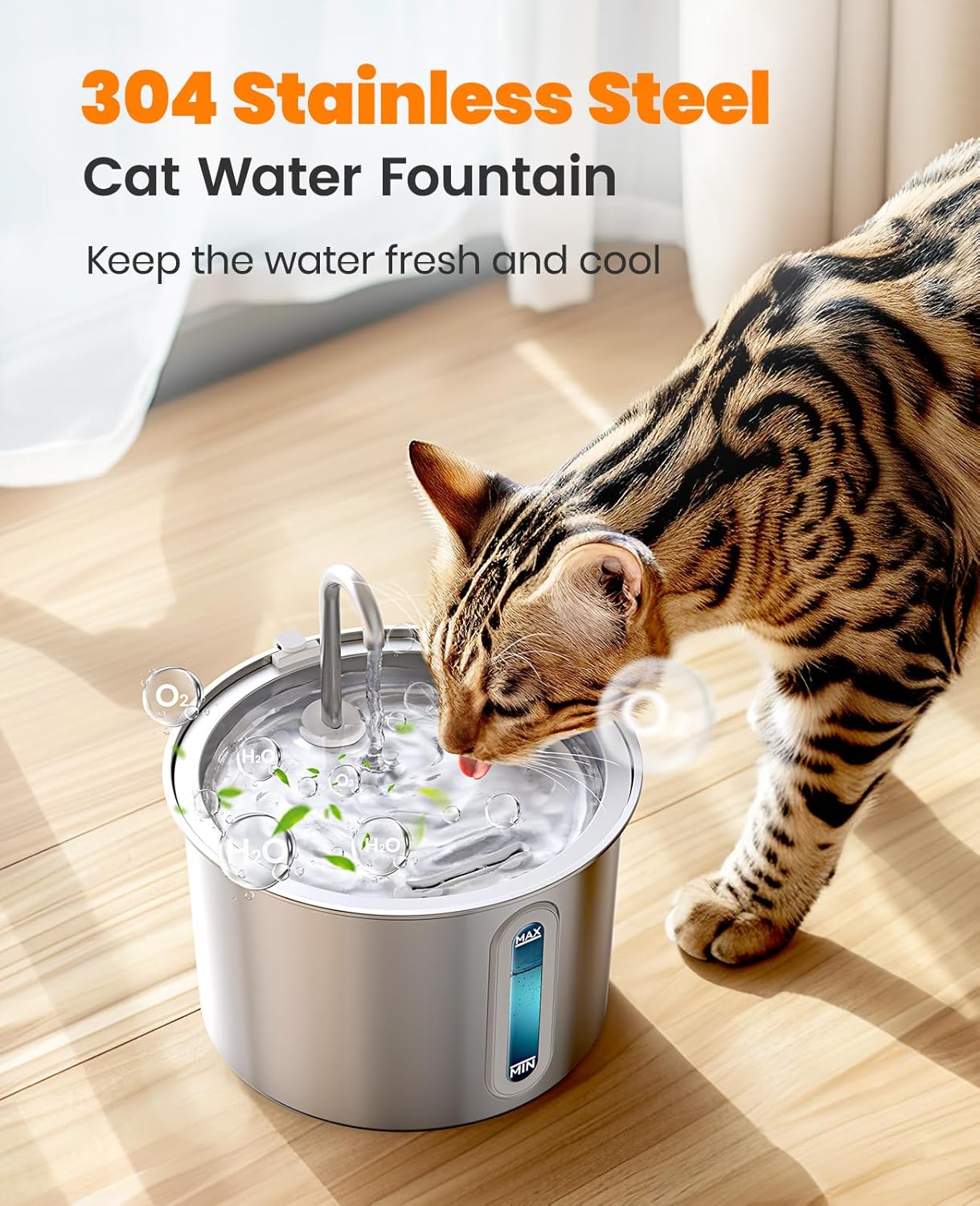 Buy oneisall - 2L Pet Water Fountain with Filters at Pet Servo