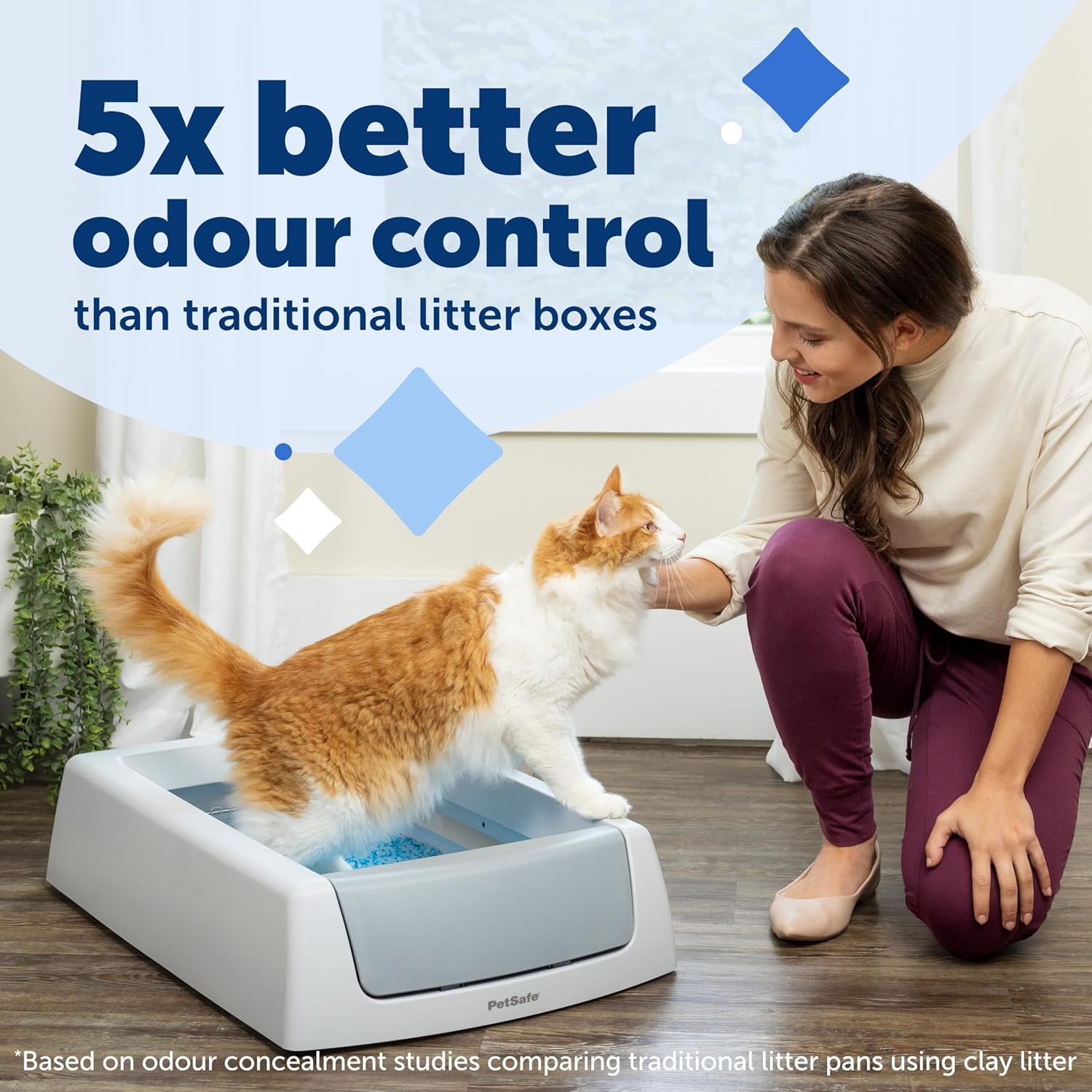 Petsafe - ScoopFree® Crystal Self-Cleaning Litter Box
