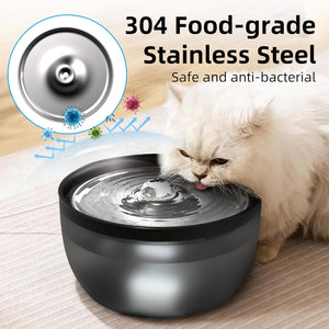 Buy Casfuy 3L Stainless Steel Pet Feeder LED Light Pro at Pet Servo
