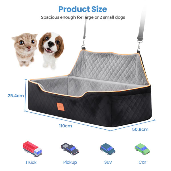 Advwin - Washable Dog Car Seat for Medium/Large Dogs