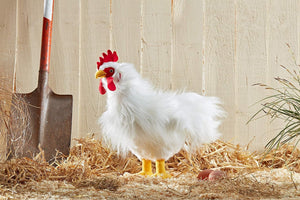 Living Nature Soft Toy - Large Cockerel Chicken (35cm) - Petservo