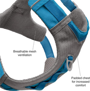 Kurgo - Journey Air Dog Harness, (Black/Grey) at Pet Servo