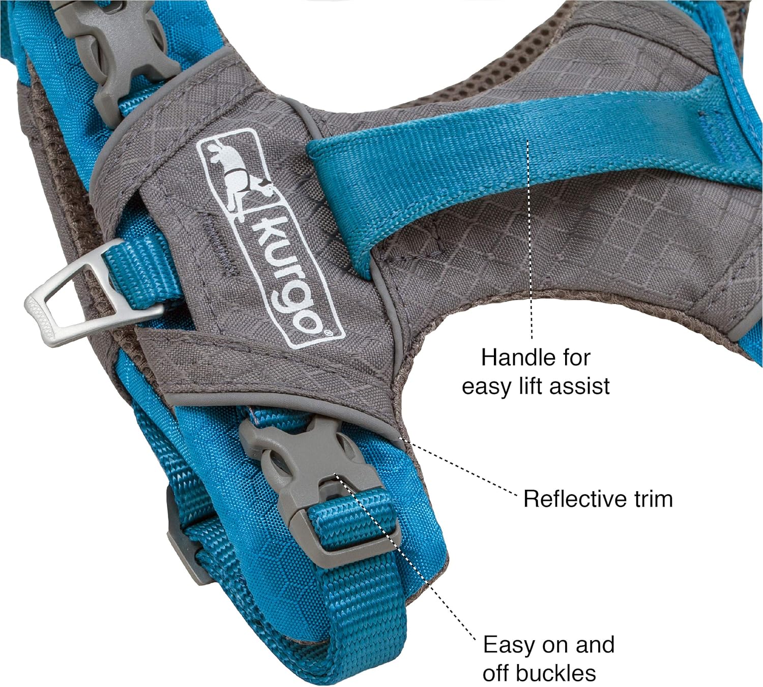 Kurgo - Journey Air Dog Harness (Blue) at Pet Servo