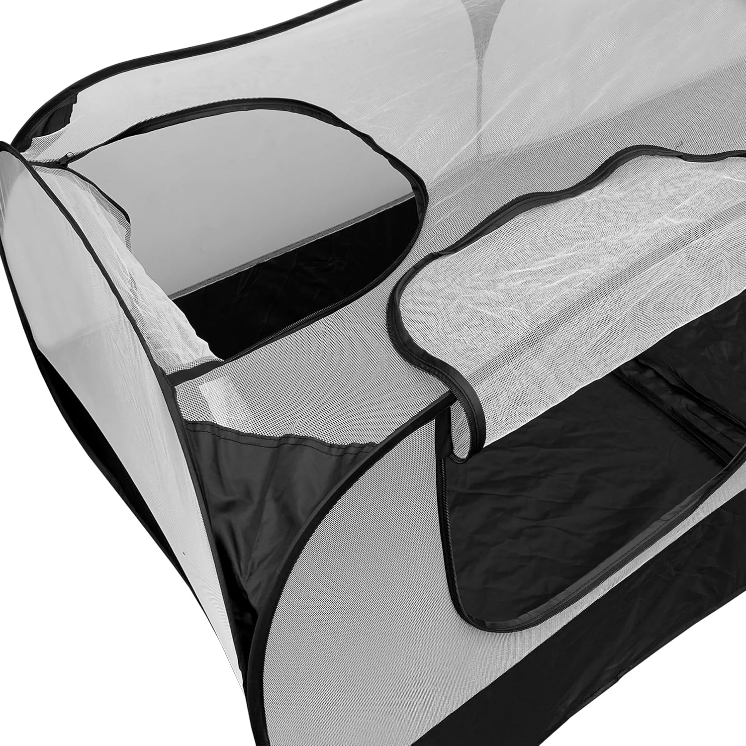 Close-up of a motorcycle seat with a black and gray design on a white background at Pet Servo