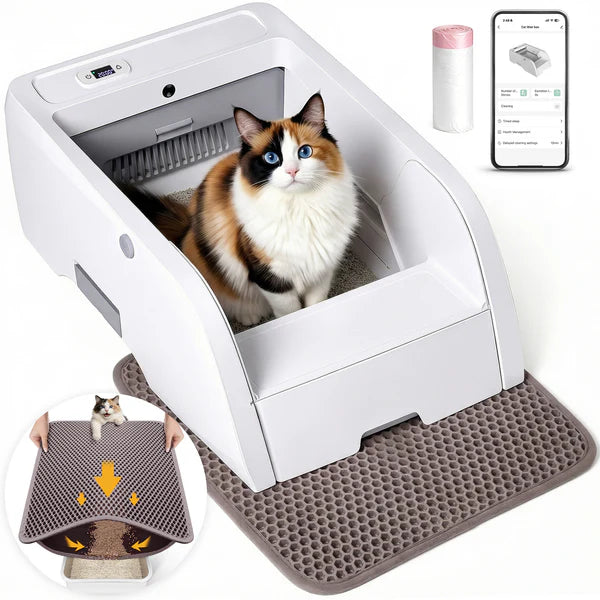 Advwin - Self Cleaning Cat Litter Box with App Control