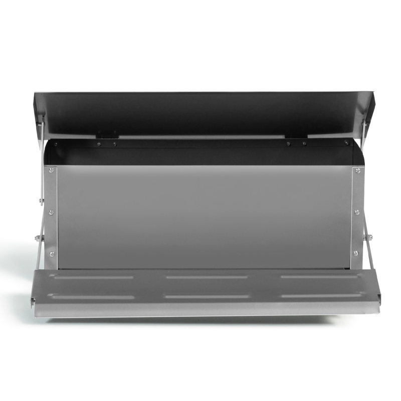 Metal snow plow on a white background at Pet Servo