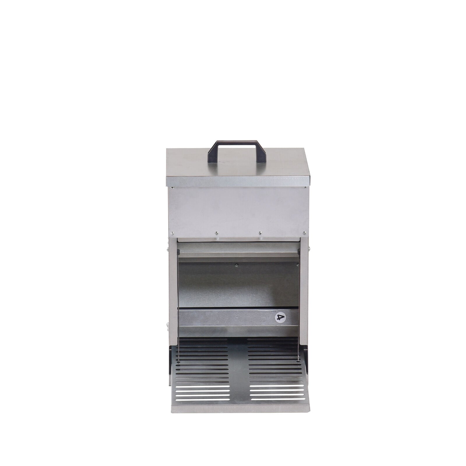 Stainless steel kitchen equipment on a white background at Pet Servo