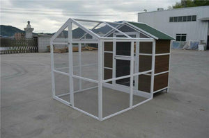 YES4PETS - XXL Wooden Outdoor Pigeon Breeding Cage - Pet Servo