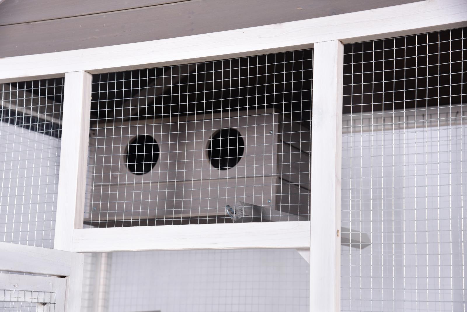 YES4PETS - XXL Wooden Bird Cage for Parrots & Canaries - Pet Servo