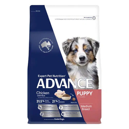 Advance - Puppy Medium Breed Dog Dry Food (Chicken & Rice)