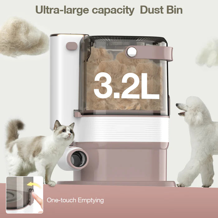 Advwin - 6 in 1 Pet Hair Vacuum & Dog Grooming Kit image 2 - Pet Servo