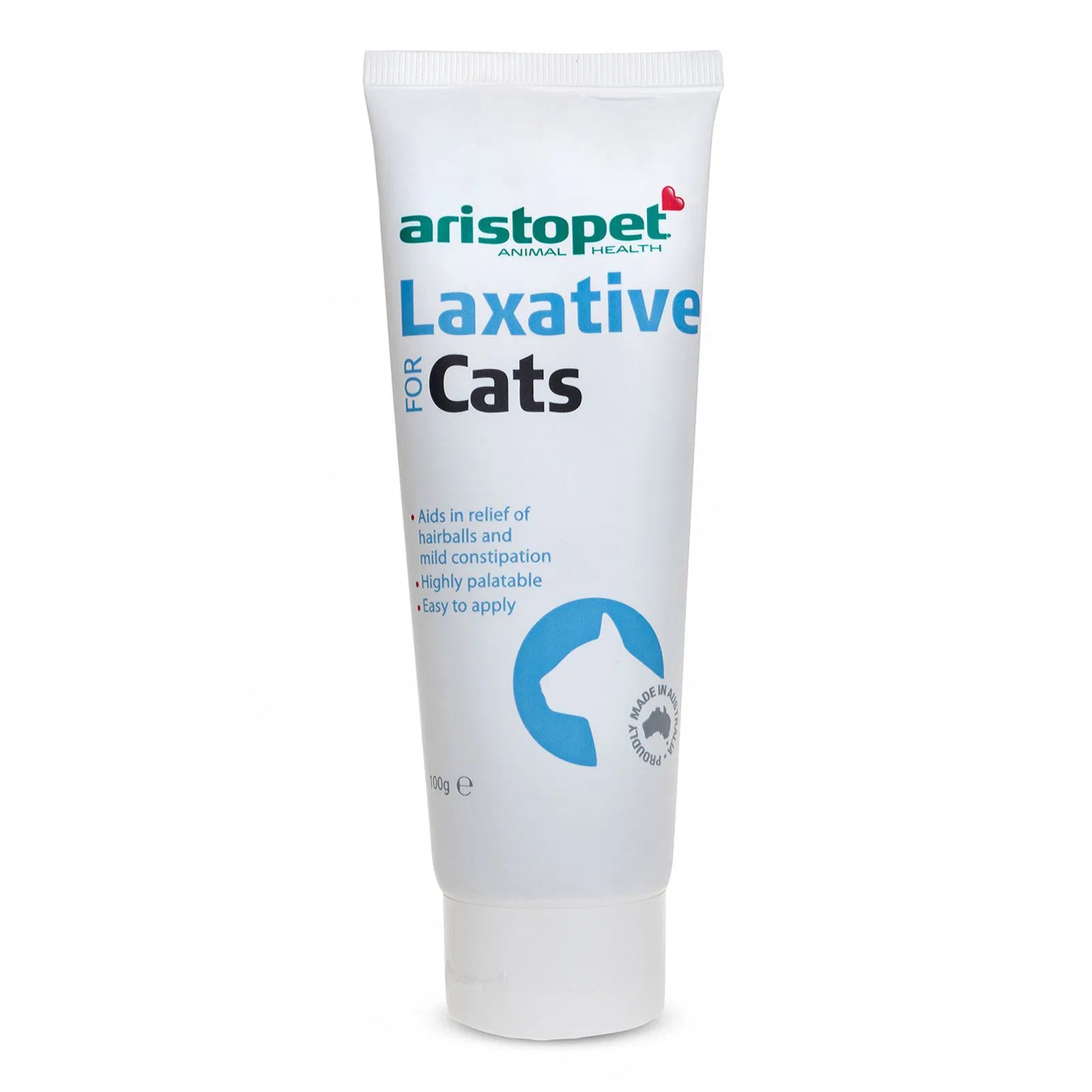 Tube of Aristopet Laxative for Cats on a white background at Petservo.