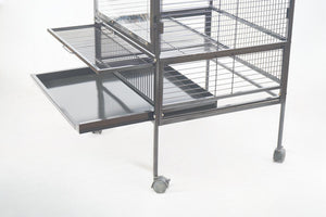 YES4PETS - Large 174cm Bird Cage with Tray & Wheels - Pet Servo