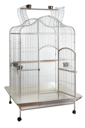 Large bird cage with a stand on a white background at Pet Servo