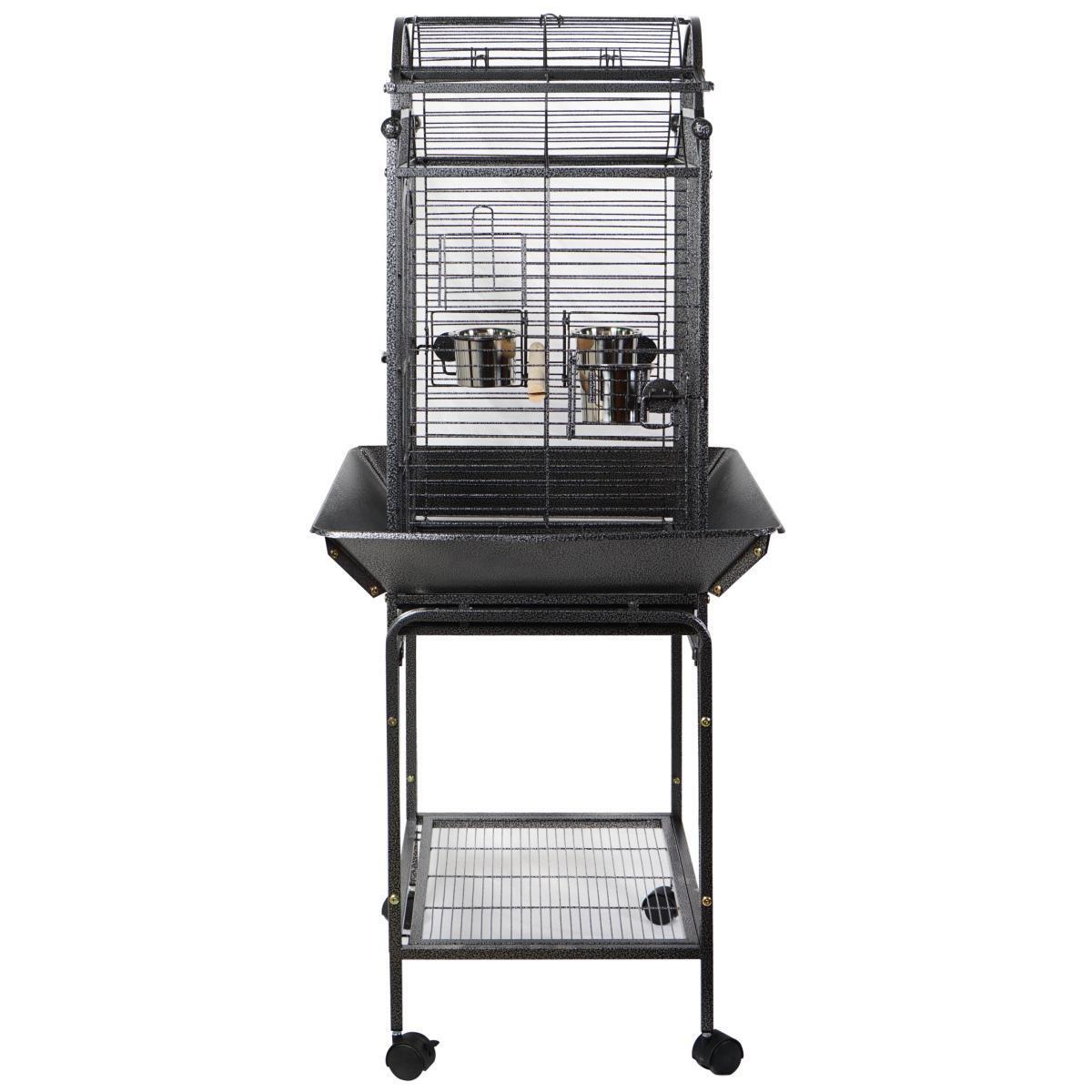 YES4PETS - Large Bird Cage Aviary with Stand & Wheels - Pet Servo