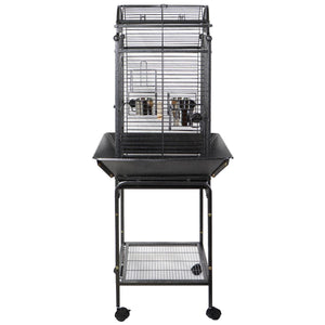 YES4PETS - Large Bird Cage Aviary with Stand & Wheels - Pet Servo