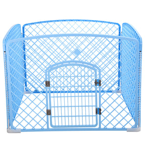 YES4PETS - M 4-Panel Plastic Foldable Pet Fence - Pet Servo