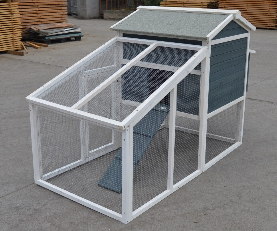YES4PETS - Large Chicken Coop & Hutch Run - Petservo