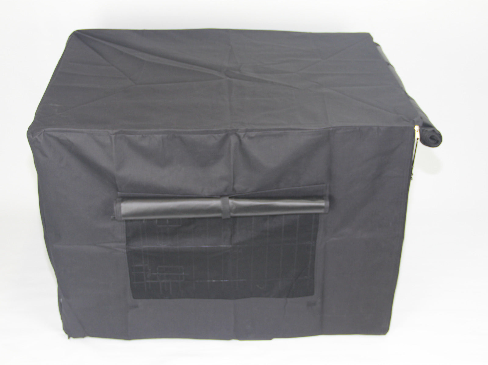 Black grill cover on a white background at Pet Servo