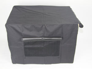Black grill cover on a white background at Pet Servo