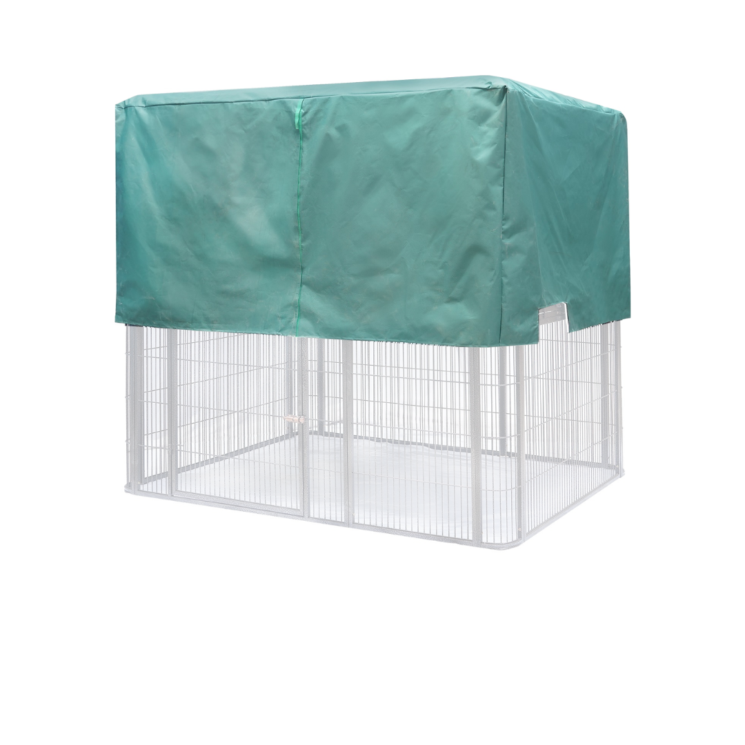 Bird cage with a green cover on a white background at Pet Servo