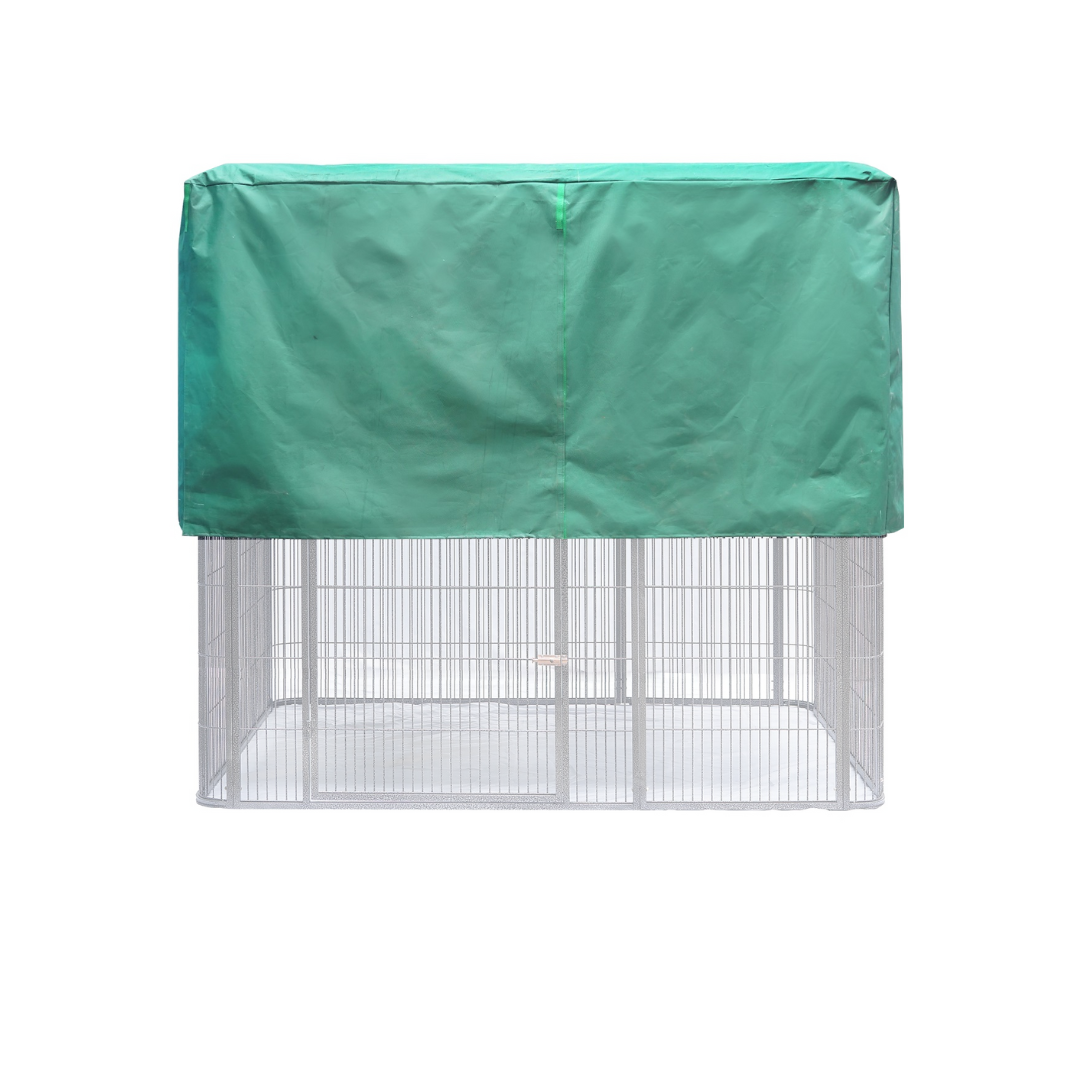 Bird cage with a green cover on a white background at Pet Servo