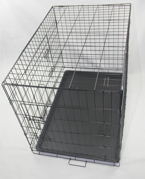 YES4PETS - 36" Foldable Pet Crate Cage with Cover - Pet Servo