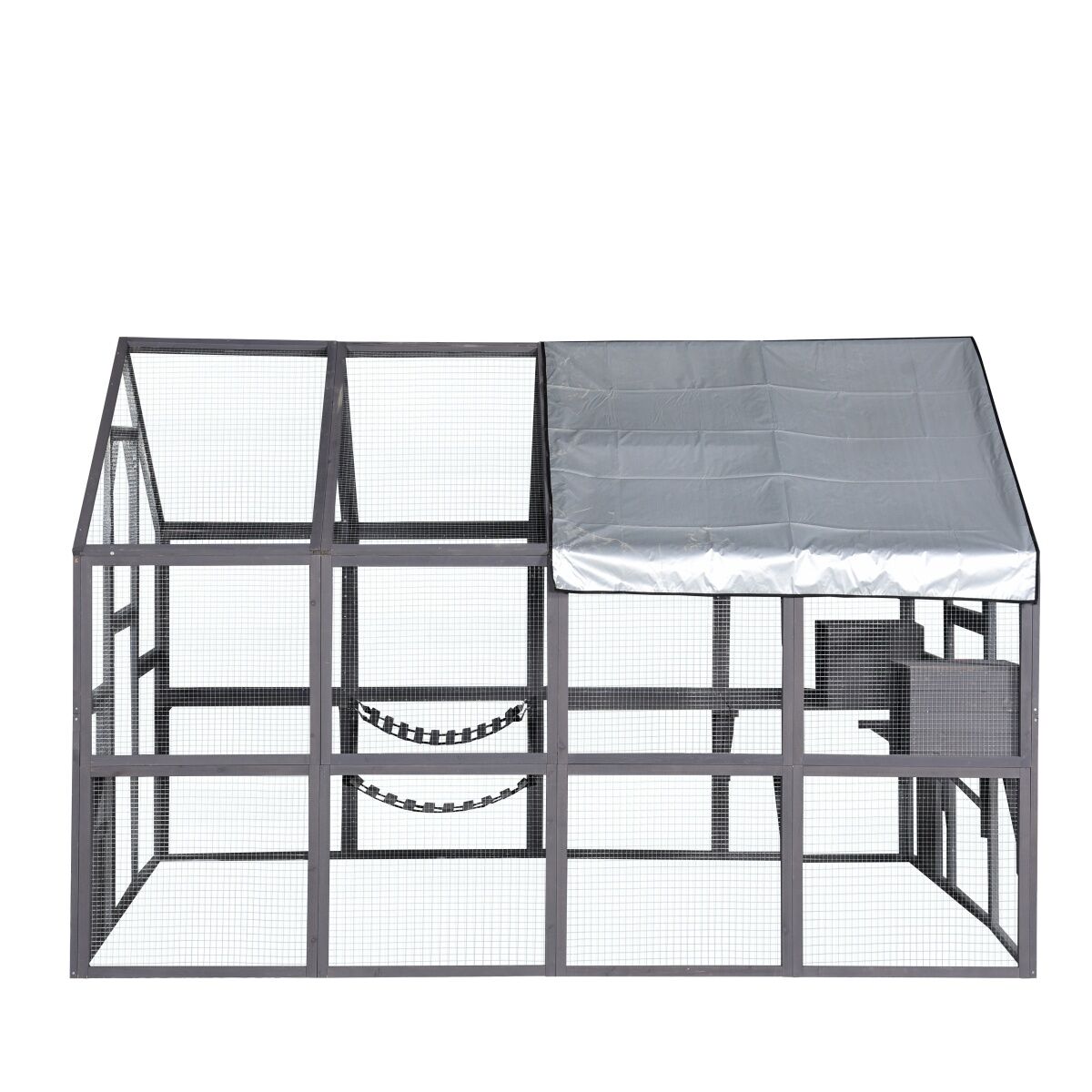 YES4PETS - XXXXL Wooden Pet Shelter with Escape Door - Pet Servo