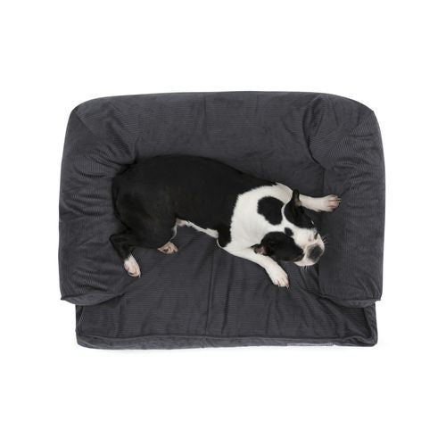 Charlie's - Corduroy Dog Sofa Bed Charcoal - Small - petservo-3