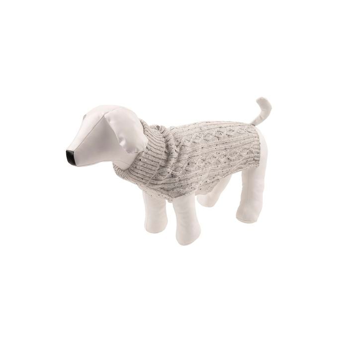 Dats - Cable Knit Dog Jumper 25cm Small - Pet Servo