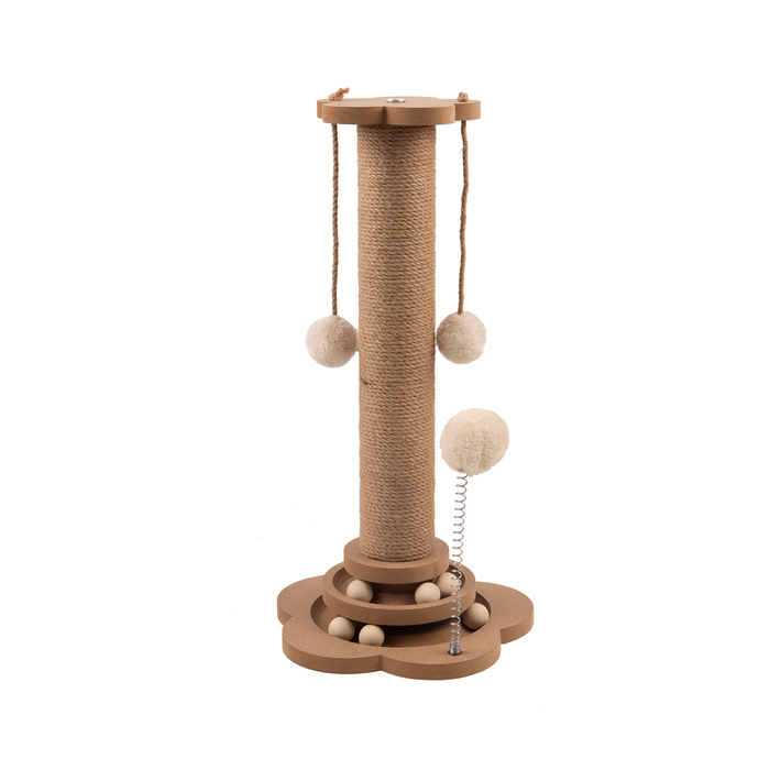 Dats - Cat Scratch & Play Post With Ball - Pet Servo