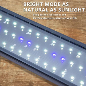Dynamic Power - 33W Aquarium Blue White LED Light for Tank 120-140cm - petservo-3