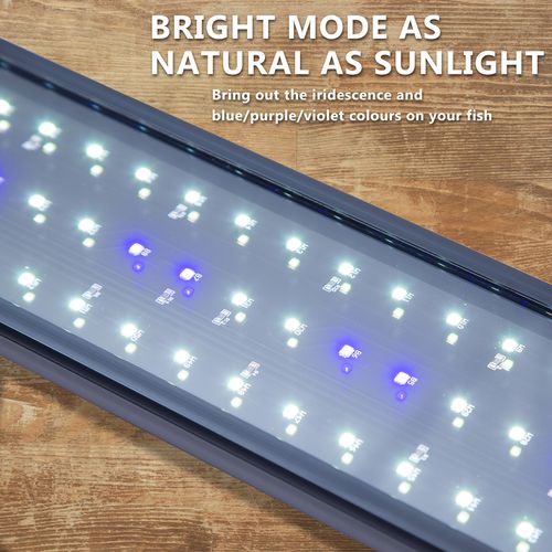 Dynamic Power - 33W Aquarium Blue White LED Light for Tank 120-140cm - petservo-3
