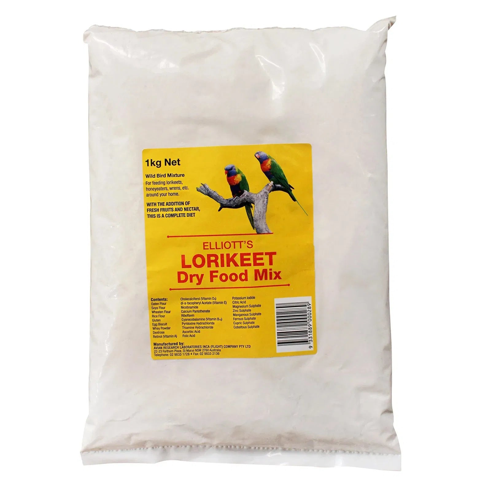 Elliott's - Lori Dry Food Mix
