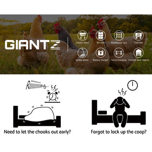 Yes4pets - Automatic Chicken Coop Door Opener - Pet Servo