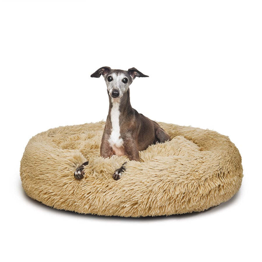 Fur King - "Aussie" Calming Dog Bed Brindle Medium 80cm - Pet Servo