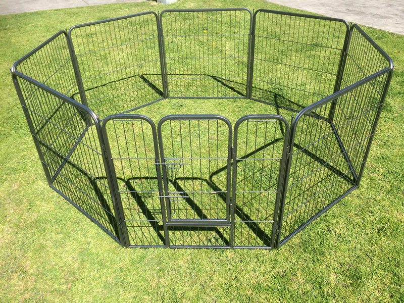 YES4PETS - 80cm Heavy Duty Pet Playpen Fence - Pet Servo