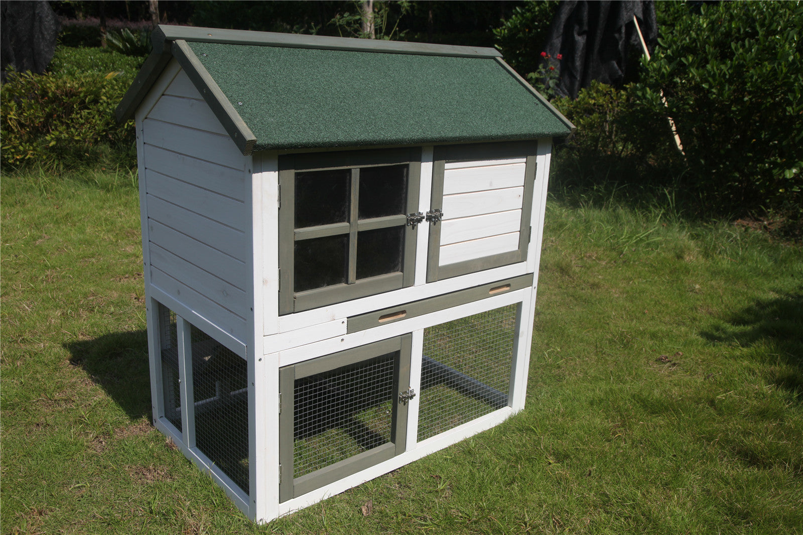 YES4PETS - XL Double Storey Rabbit Hutch Cage - Petservo