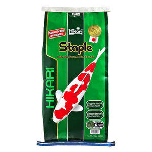 Hikari Staple daily use growth diet for koi fish packaging on a white background at Pet Servo